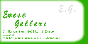 emese gelleri business card